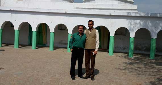 At mausoleum of Shekh Badruddin with Mr Amit Rai ... a partner and closest friend.