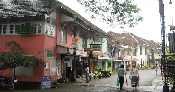 Fort Cochin during monsoon