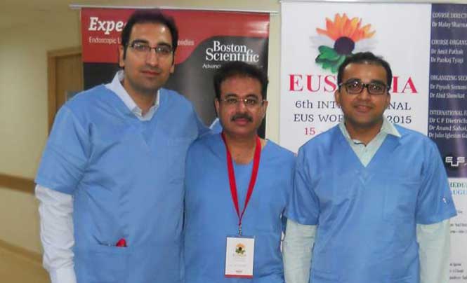 With Dr. Abid Showkat and Dr. Piysuh Somani